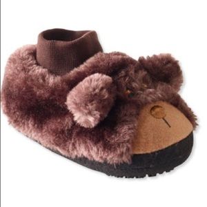 L.L. Bean Baby Bear Slippers (Size 3/4)